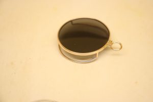 Gold Monocle Glasses 36mm